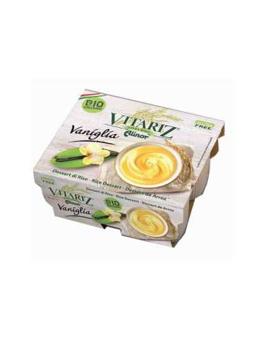 Postre de arroz vainilla Bio 4x100g Vitariz